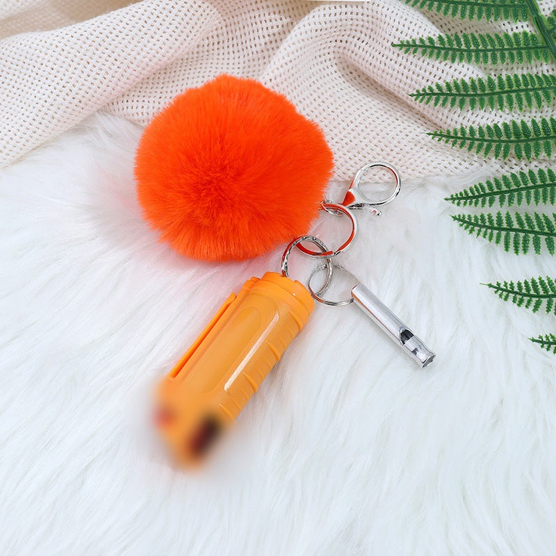 Wholesale Fur Ball Whistle Keychain Set Pom Pom ACC-KC-ZhiYa016