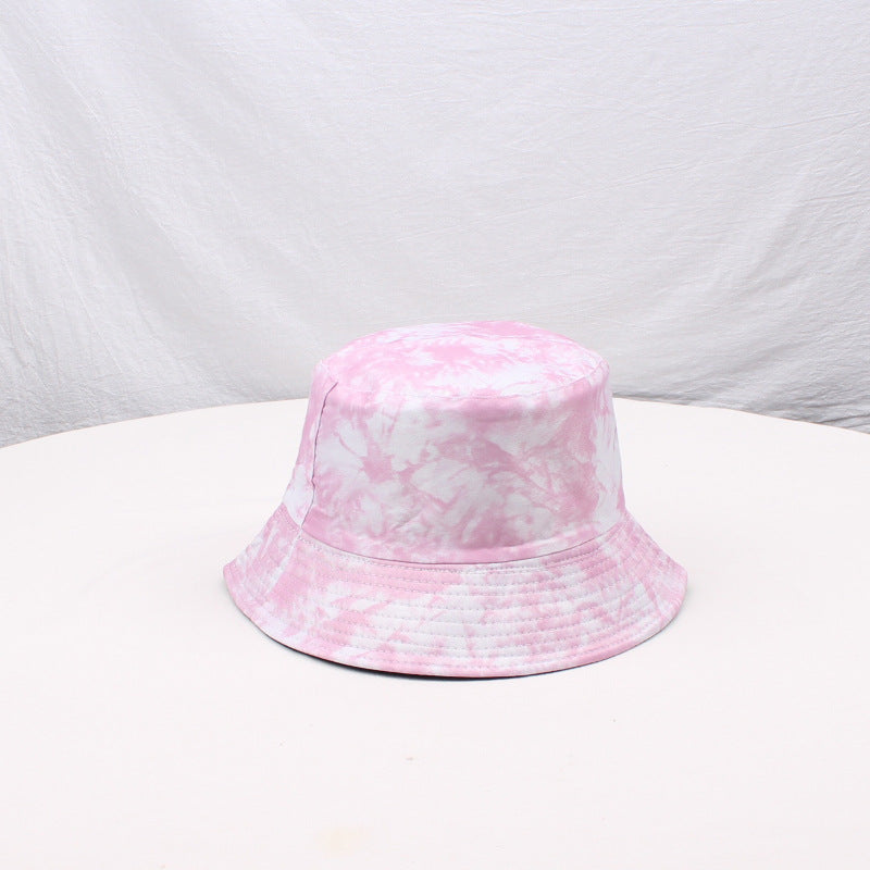 Wholesale Tie-Dyed Double-Sided Large-brim Fisherman's Hat Bucket Hat