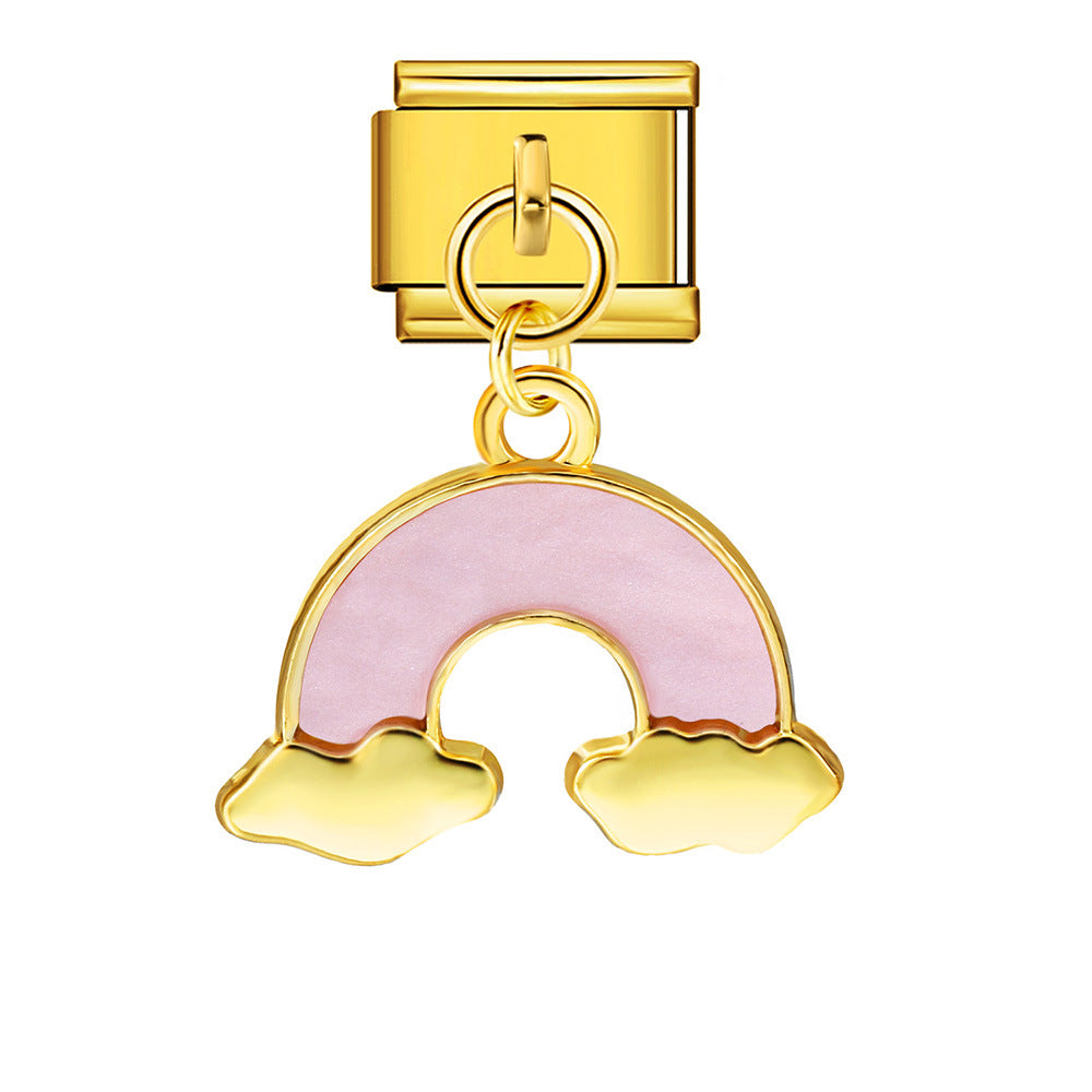 Wholesale Italian Charm Bracelet 9mm DIY Marine life Creative Stainless Steel Composable Bracelet