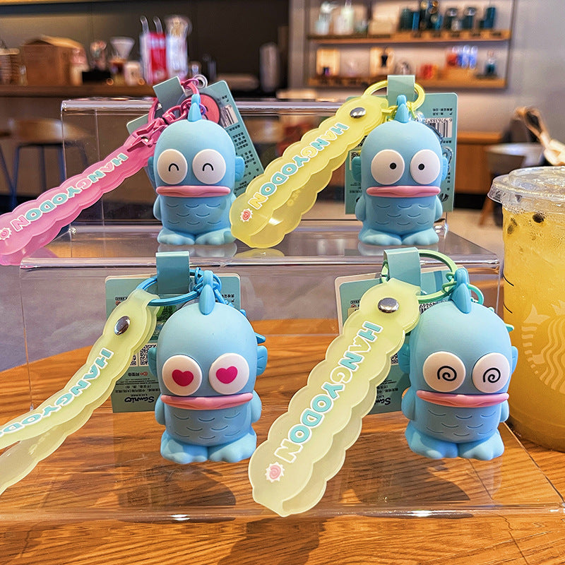 Wholesale Cartoon Cute Fish PVC Soft Glue Keychain Creative Keychain ACCVIP-KC-HangLi006