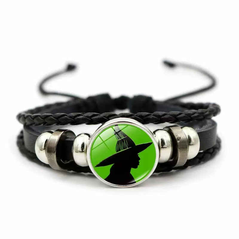 Wholesale Black Glass Bead Woven Bracelet,  Unisex Geometric Design,  Fashion Accessory for Casual Everyday Wear