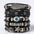 Wholesale Retro Multi-layer Alloy Leather Bracelet