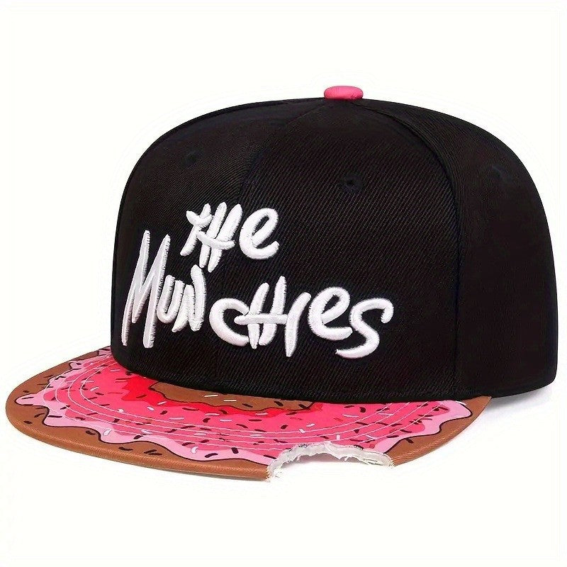 Wholesale Embroidered Cartoon Flat Brim Hip Hop Baseball Cap ACC-HT-QiNiao015
