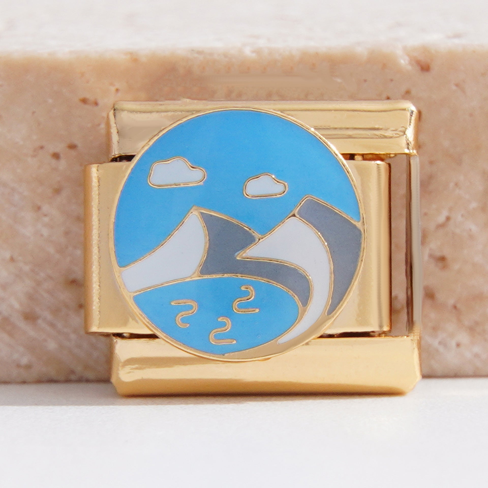 Wholesale Italian Charm Bracelet 9mm DIY Splicing Removable Creative Pattern Stainless Steel Composable Bracelet