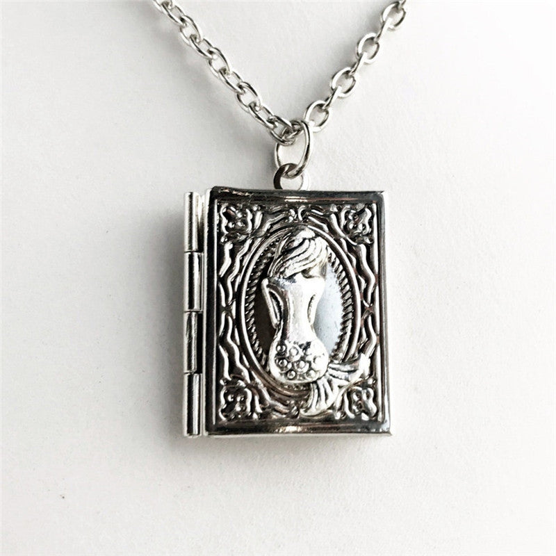 Wholesale Book Lock Alloy Necklaces ACC-NE-Juna002