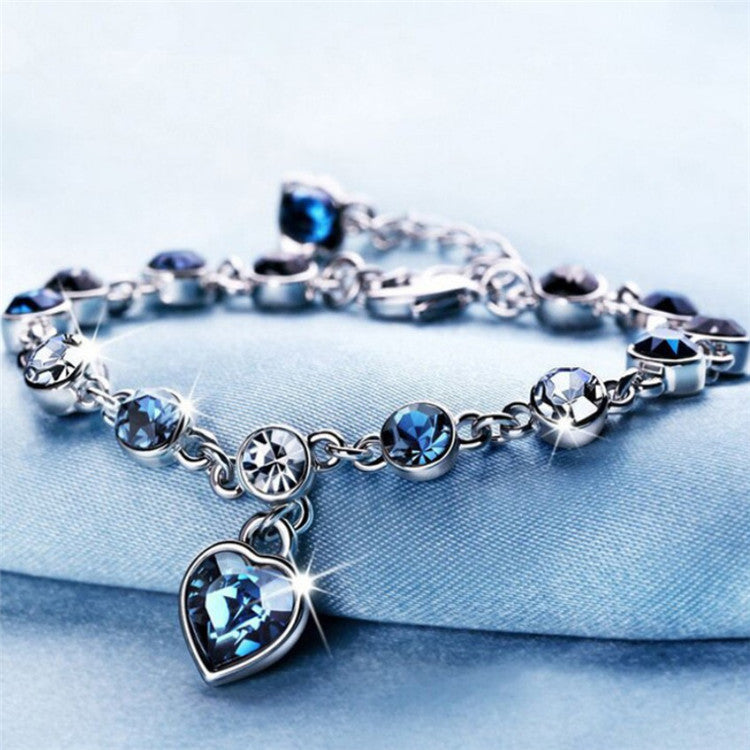 Wholesale Ocean Heart Bracelet Diamond Jewelry ACC-BT-LR004