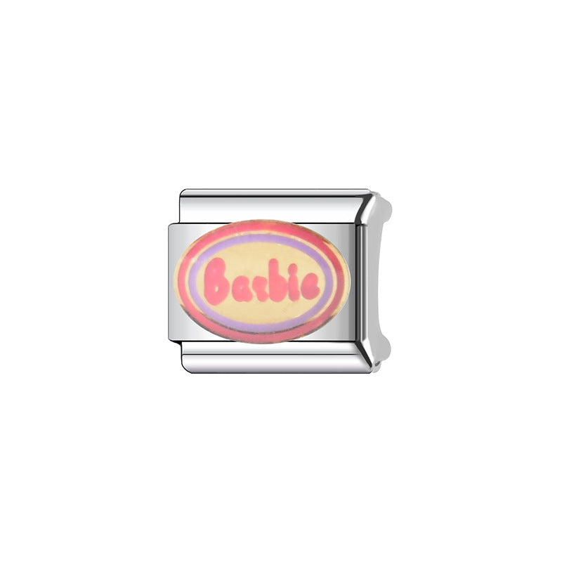 Wholesale Stainless Steel DIY Letter Block Bracelet - Trendy Unisex Modular Jewelry Accessory
