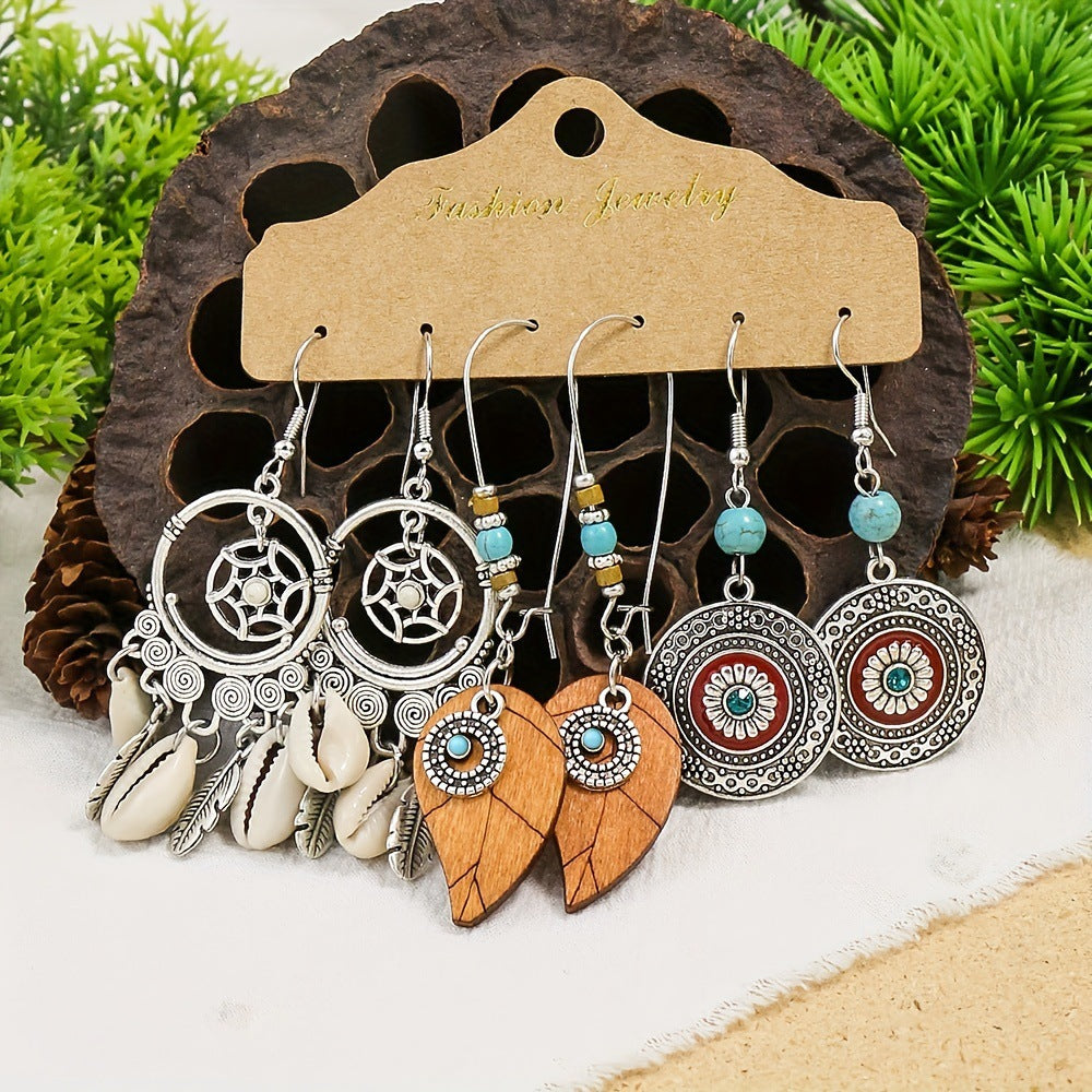 Wholesale Zinc Alloy Exotic Beaded Drop Earrings,  Trendy Jewelry Accessory