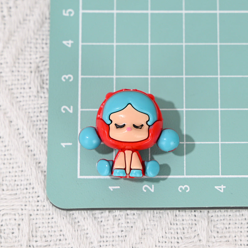 Wholesale 10pcs Rubber Cute Cartoon  DIY Bead Accessories