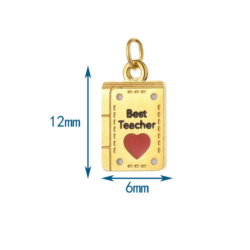 Wholesale European and American Cross-Border Popular Bull Head and Horn Cross Pendant Simple Keychain Bracelet Necklace Pendant Jewelry Accessories