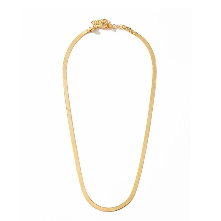 Wholesale Light Luxury Snake Bone Chain Titanium Steel Necklace