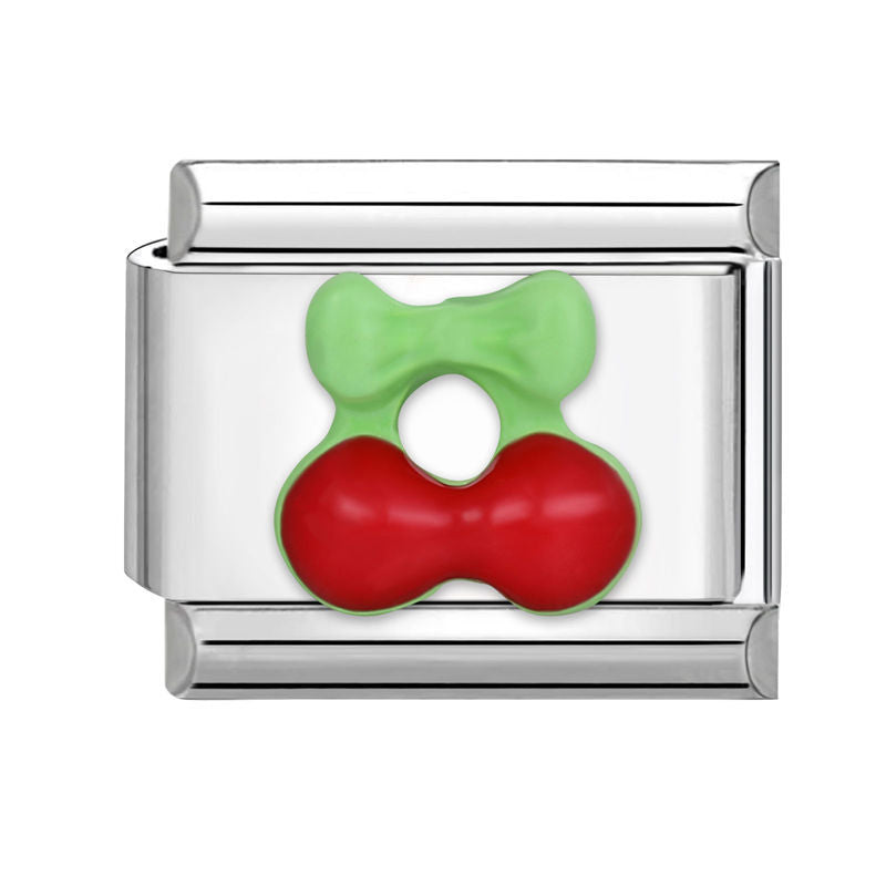 Wholesale  Italian modular bracelet 9mm DIY splicing detachable stainless steel letter flower combinable bracelet