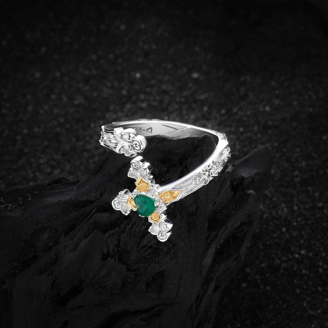 Wholesale  Thorns Love Red Diamond Open Ring