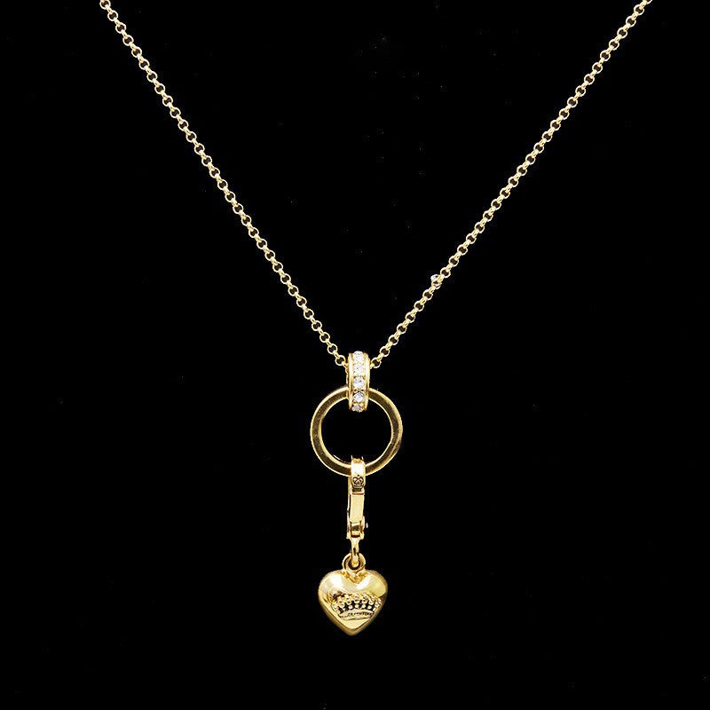 Wholesale Metal Long Love Pendant Necklace