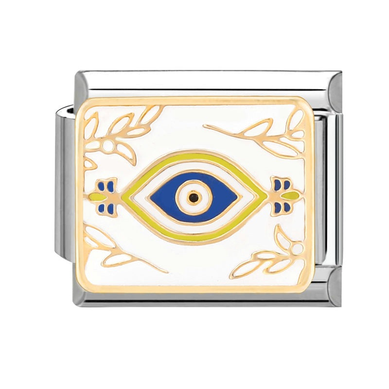 Wholesale  Italian Modular Bracelet 9mm DIY Splicing Removable Stainless Steel Combinable Bracelet