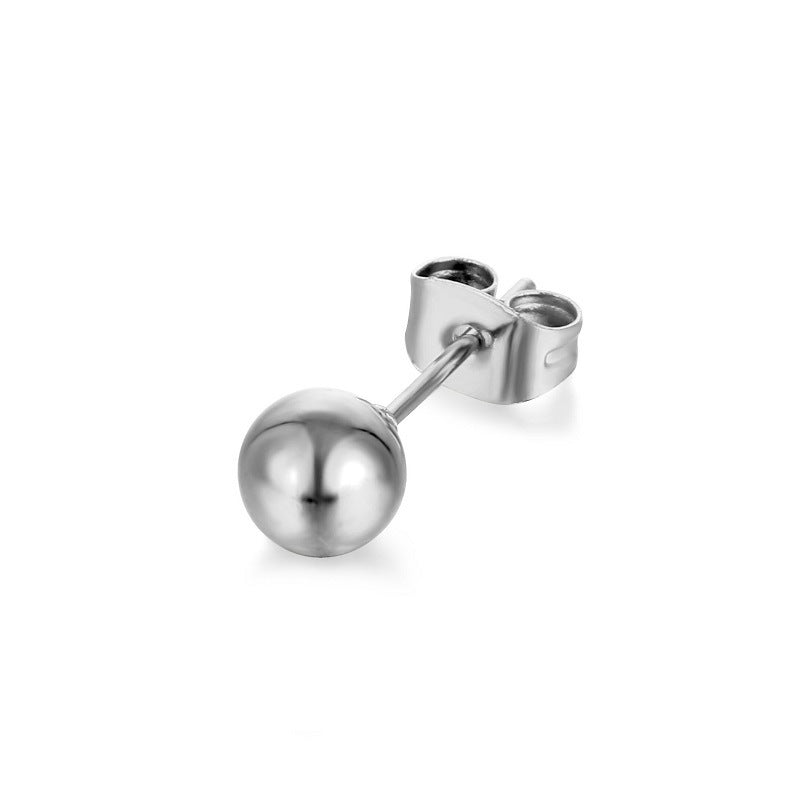 Wholesale Titanium Steel Stylish Heart  Star Screw-Back Cartilage Stud