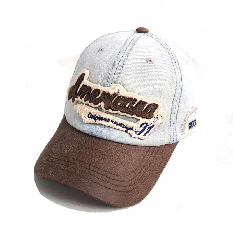 Wholesale  Letter diamond Patch Embroidered Baseball Cap