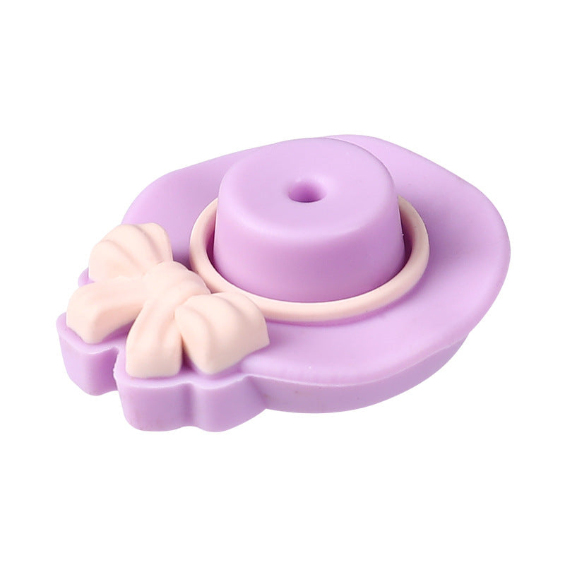 Wholesale 20pcs Candy Color Hats Focal Beads DIY Beaded Accessories ACC-BDS-RongFa043