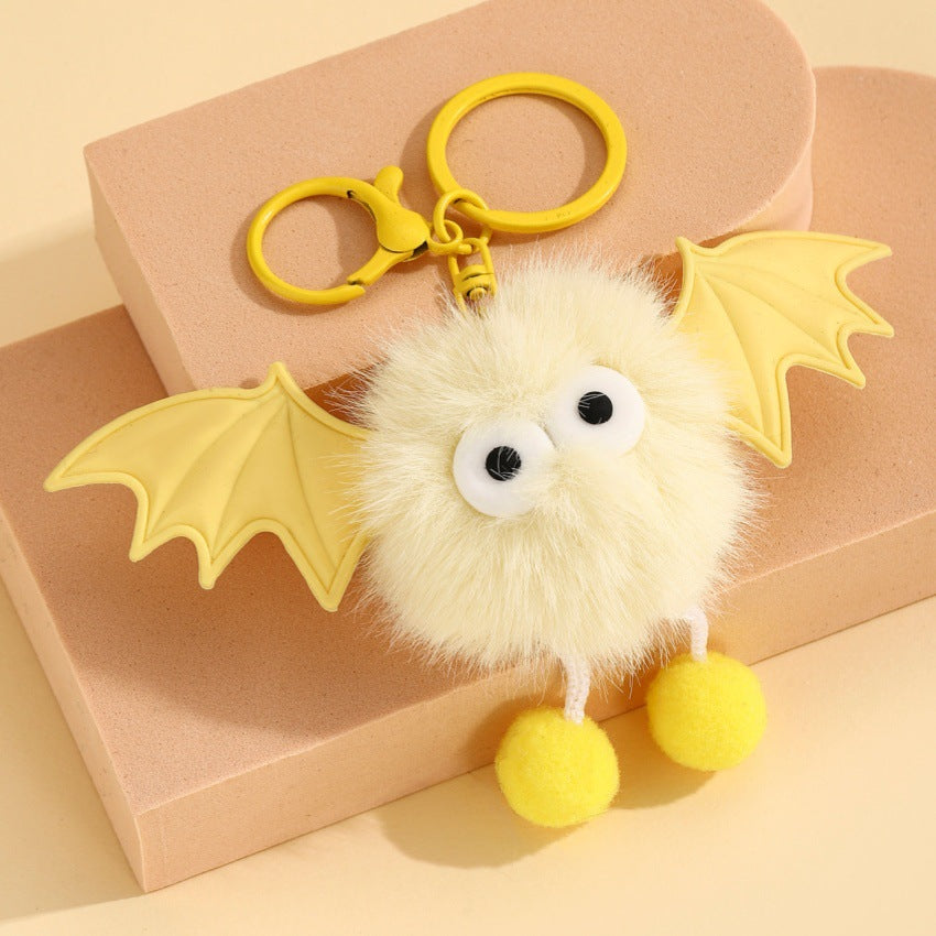 Wholesale  Plush Bat Bag Pendant Keychain Cute Decorative Accessory