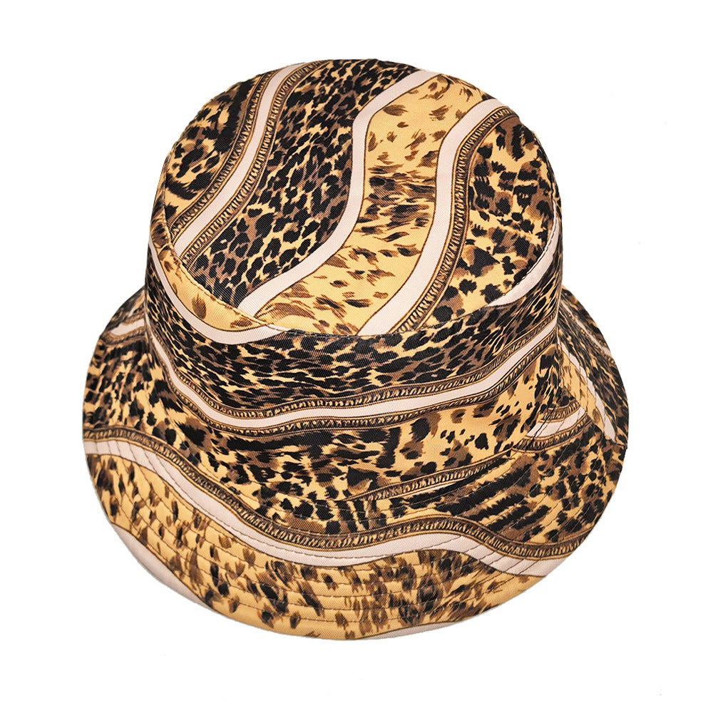 Wholesale Leopard Print Fisherman Hat Bucket Hat