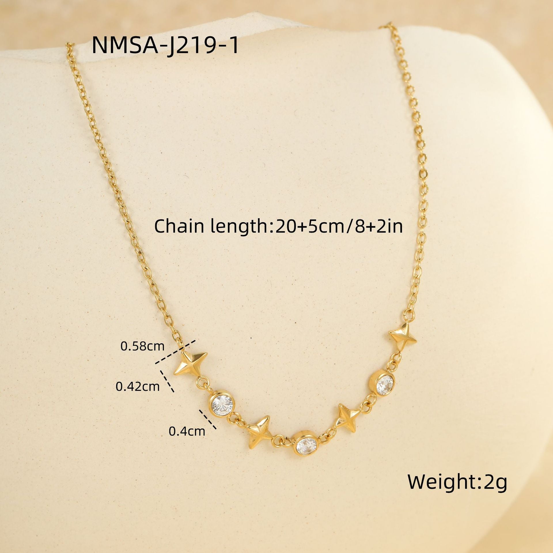 Wholesale  multi-layer 18k stainless steel anklet