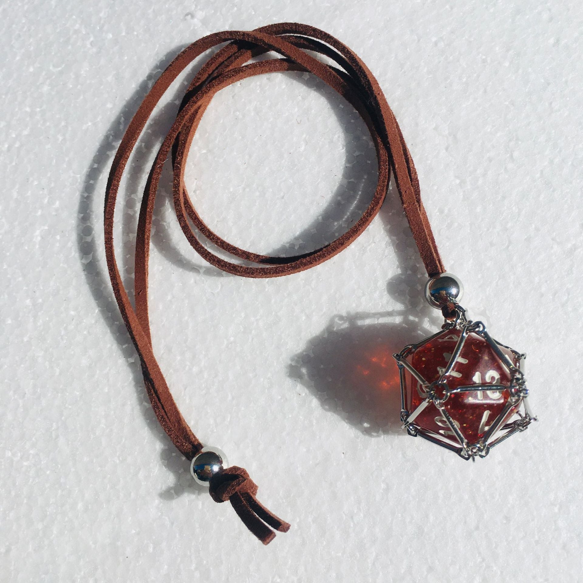 Wholesale Replaceable Bamboo Metal Mesh Necklace Natural Stone Crystal Mesh Bag ACC-NE-RongGuan011