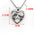 Wholesale Valentine's Day titanium steel heart-shaped luxury necklace