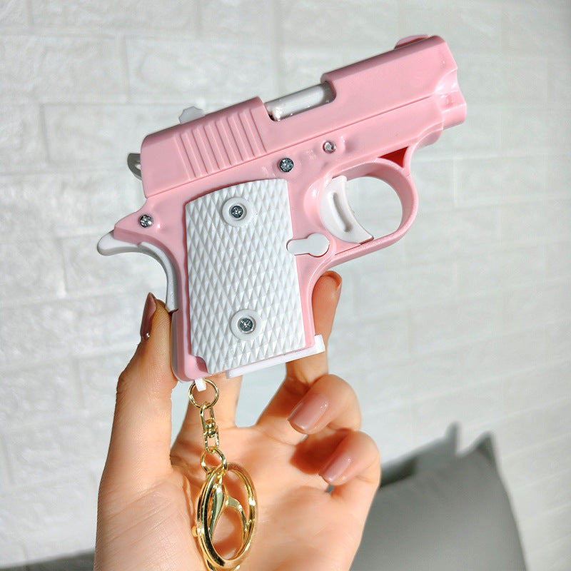 Wholesale Plastic Mini Carrot Gun Keychain ACC-KC-Shuot010