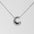 Wholesale  titanium steel smooth bubble letter necklace