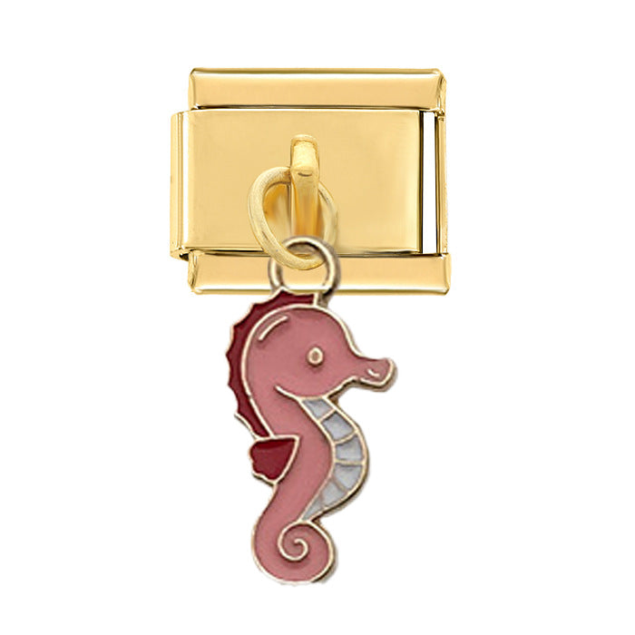 Wholesale 9mm Italian Charm Starter Bracelets DIY Ocean Animal Pendant Style Stainless Steel Composable Bracelet