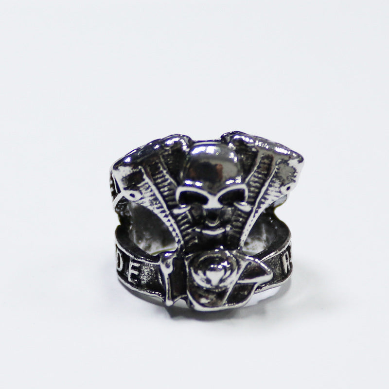 Wholesale Punk Cobra Statue of Liberty Ring ACC-RS-NaiHong003