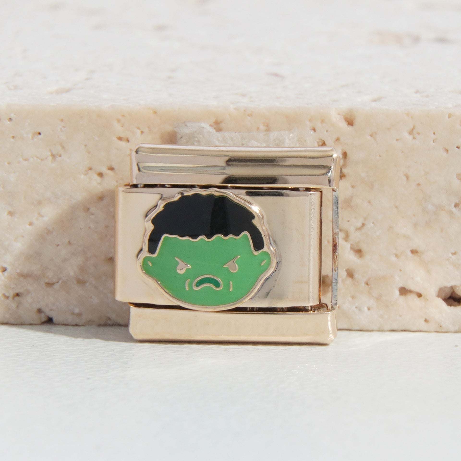 Wholesale Italian Charm Bracelet 9mm DIY Splicing Creative Pattern Stainless Steel Composable Bracelet