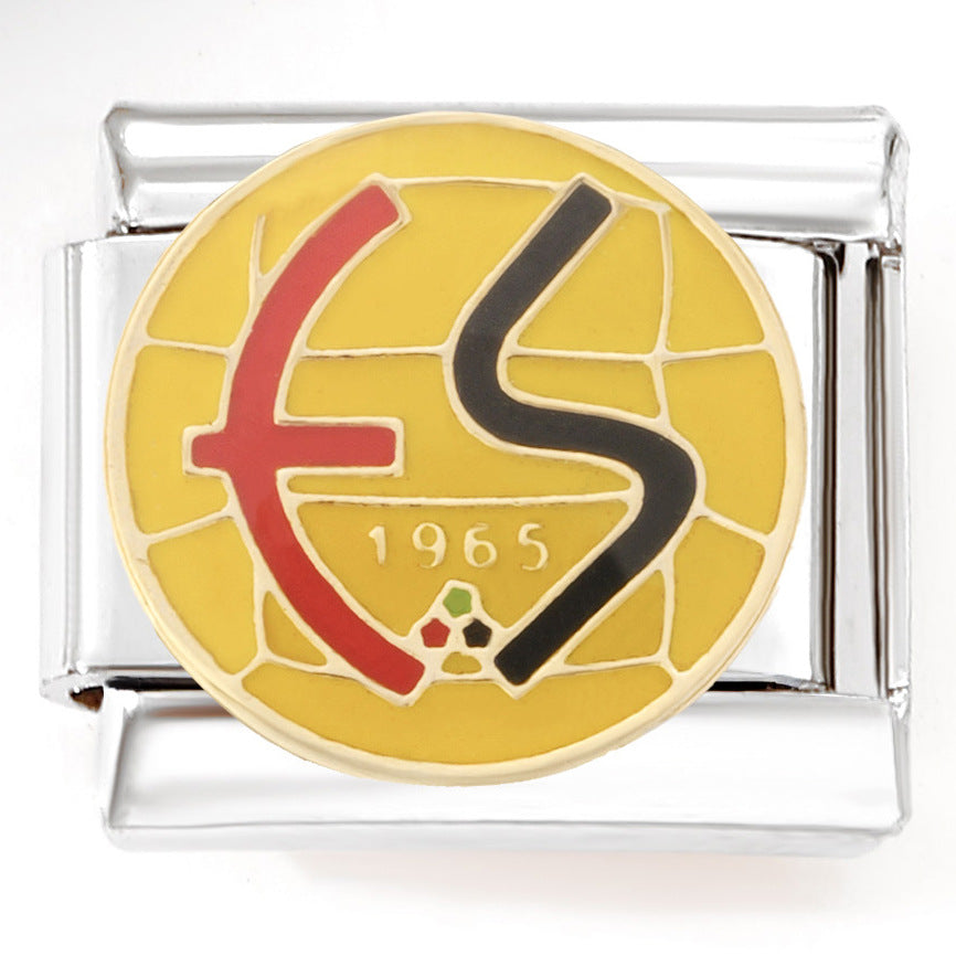 Wholesale Italian Charm Bracelet 9mm DIY Splicing Egyptian Desert Series Stainless Steel Composable Bracelet