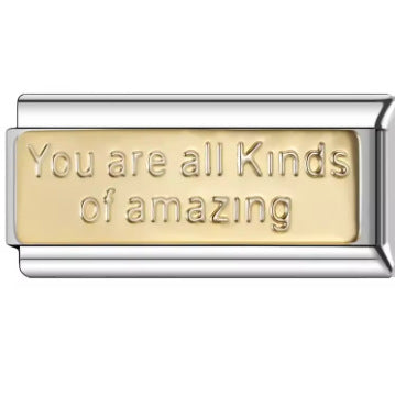 Wholesale Italian Charm Bracelet 9mm DIY Splicing Removable Stainless Steel Composable Bracelet