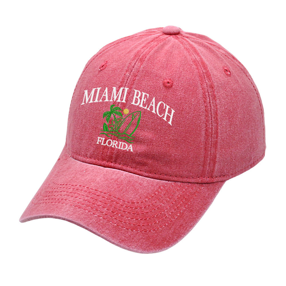 Wholesale Vintage Beach Hat Baseball Cap Embroidered Beach Cap ACC-HT-HaiPu003