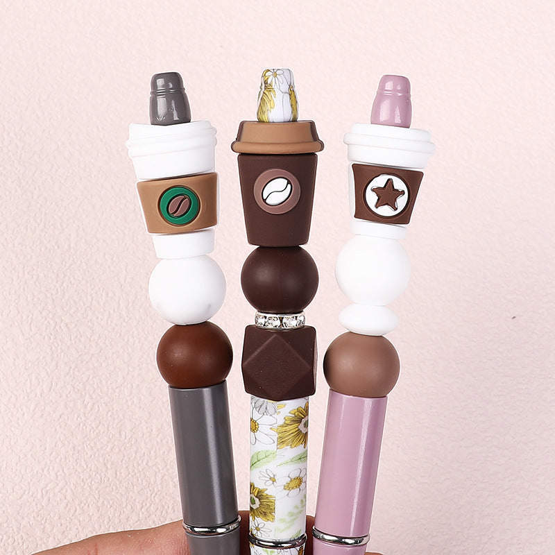 Wholesale 20pcs Cartoon Coffee Cup Focal Beads DIY Bead Accessories