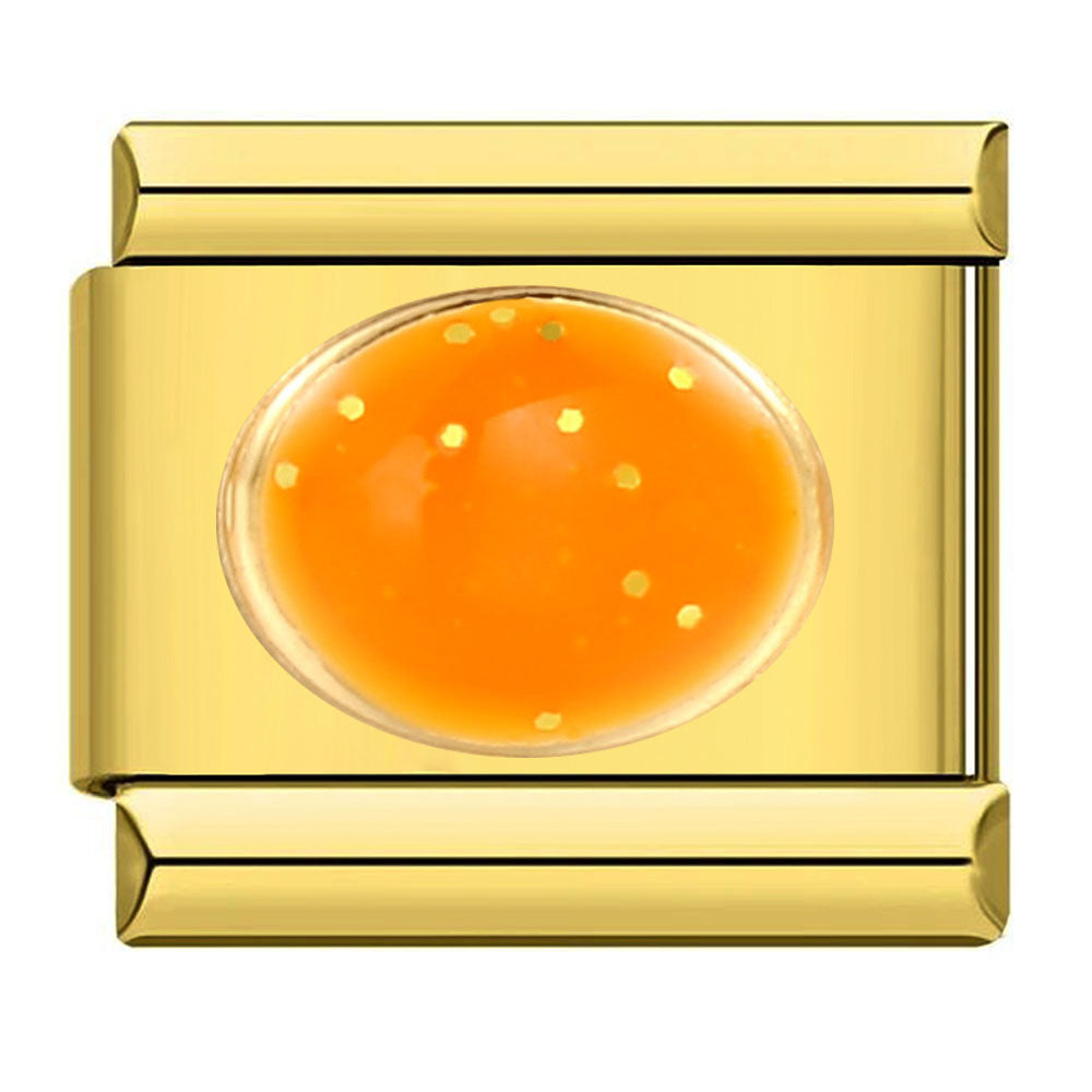 Wholesale Italian modular Stainless steel oval stamping colorful oil drip DIY  bracelet