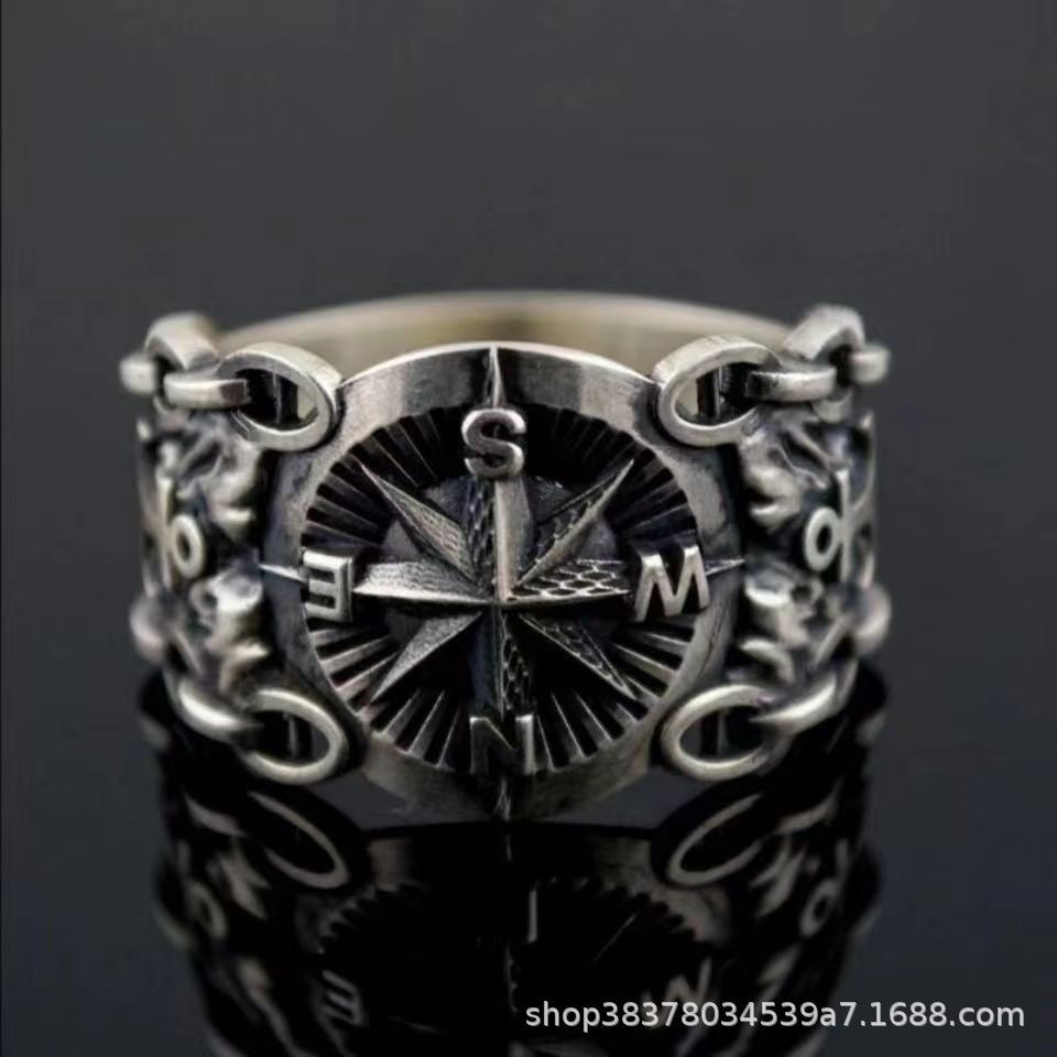Wholesale Wings Cross Graffiti Letter Open Ring - Trendy Fashion Accessory Gift