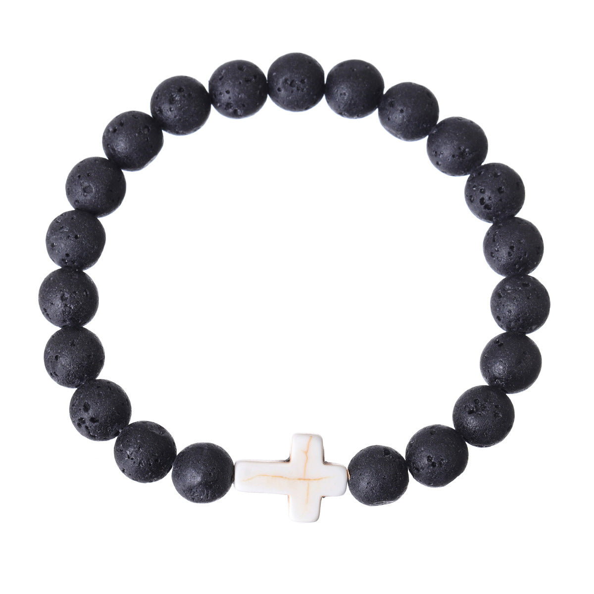 Wholesale  mixed color cross beaded bracelet