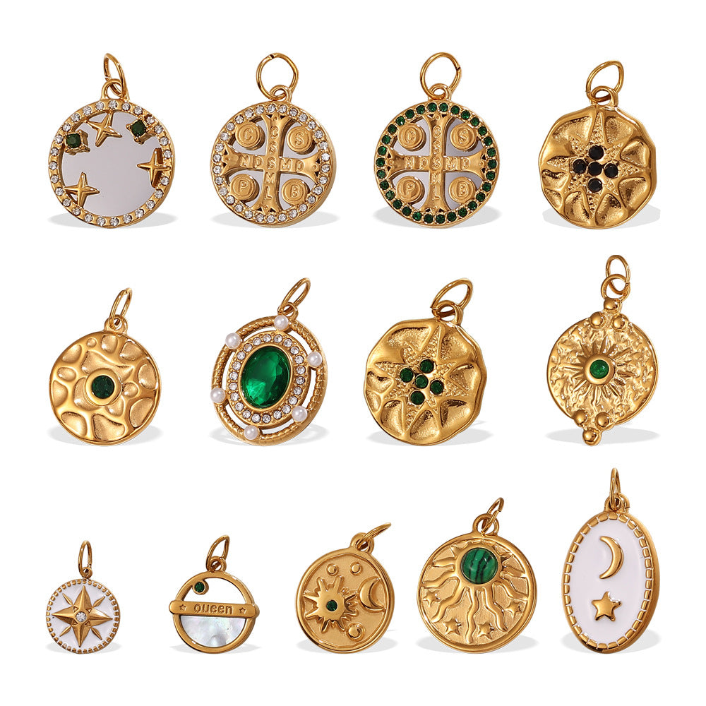Wholesale Diamond-Encrusted Oil-Dropping Star Pendants Can Be DIY Bracelets and Necklaces