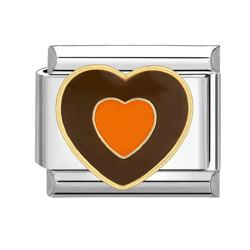 Wholesale  Italian Charm Bracelet 9mm DIY Splicing Removable Stainless Steel Composable Bracelet