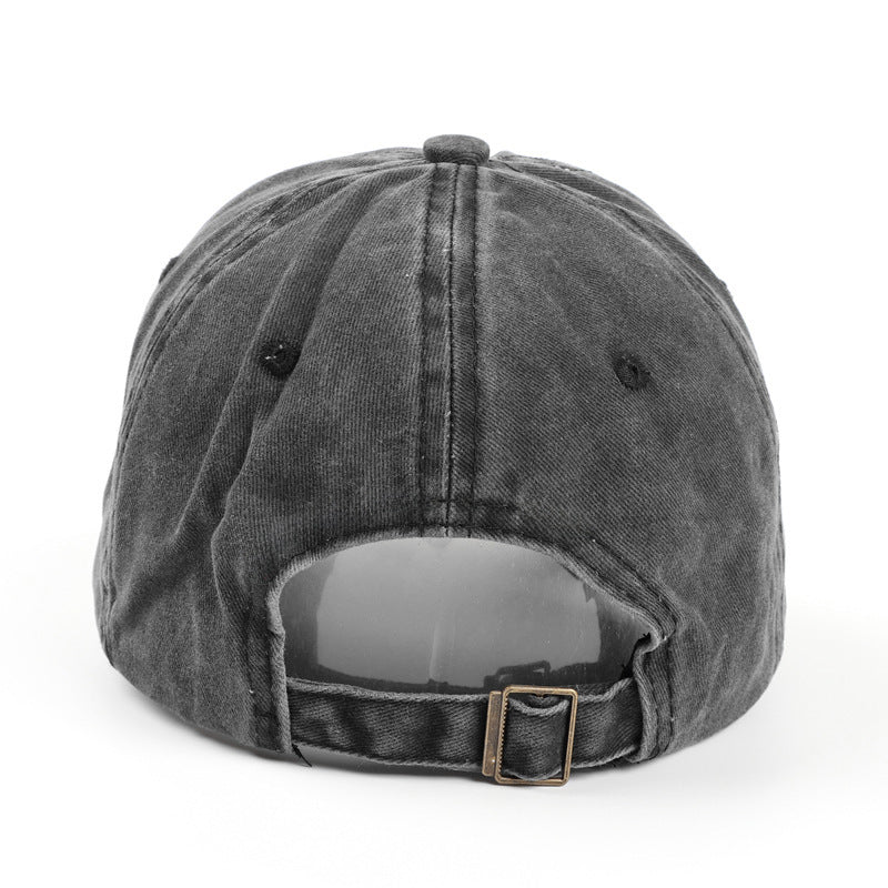 Wholesale  vintage patch BLACK letter embroidered baseball cap