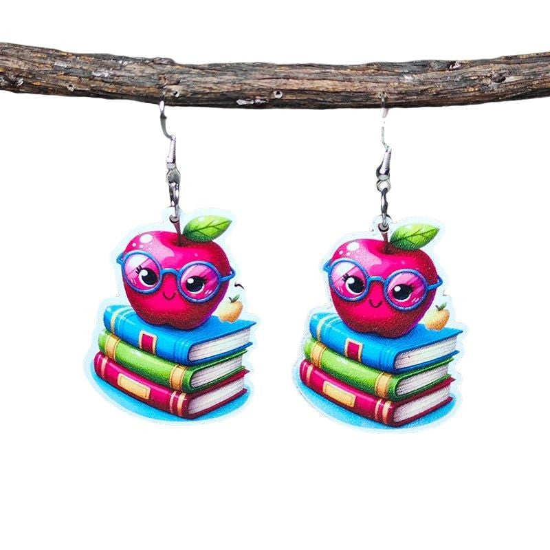 Wholesale Academy Style Earrings Graduation Season Creative Owl Earrings