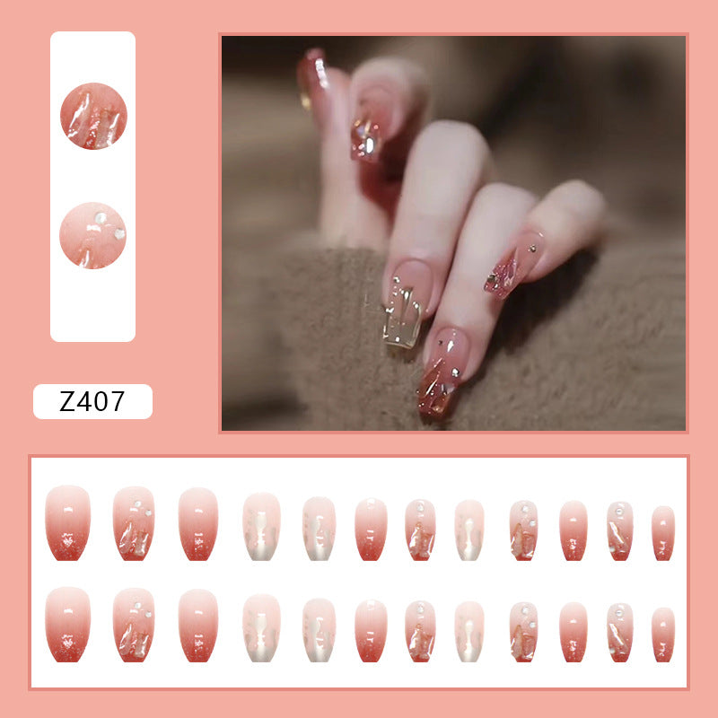 Wholesale 24 Pieces/box Flame Diamond Nails Kits Nail Stickers