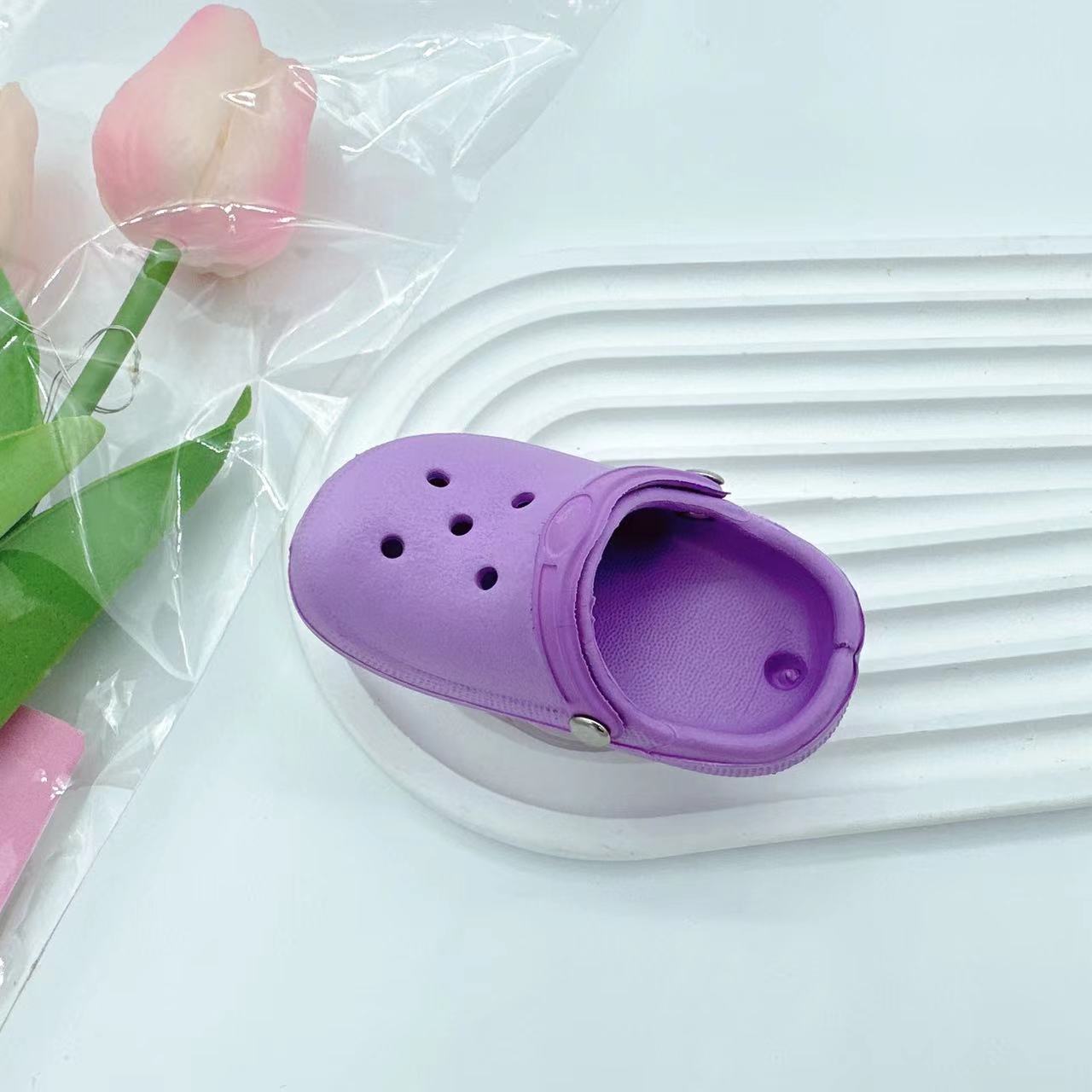 Wholesale Anti-Lost Creative Clogs Transparent phone stand