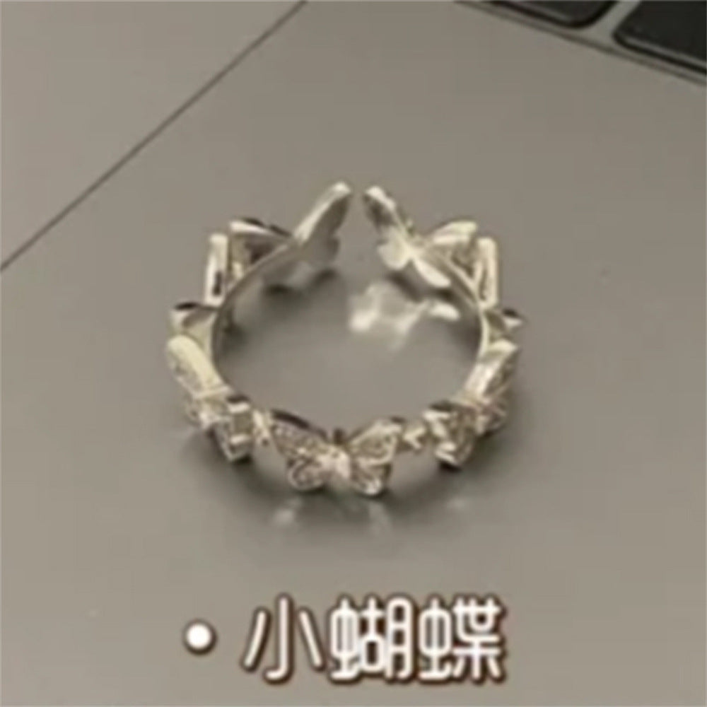 Wholesale Plain Irregular 925 Sterling Silver Ring ACC-RS-Yues009