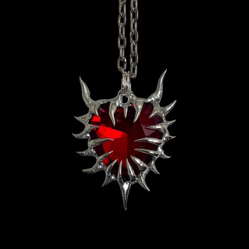 Wholesale Heart of Thorns Necklace Dark Gothic Zinc Alloy Necklaces ACC-NE-XuanMo004