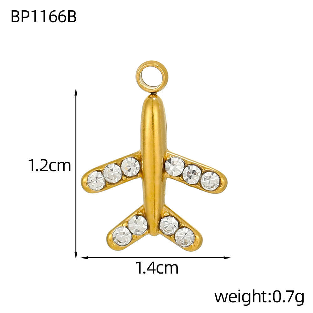 Wholesale Stainless steel three-dimensional pendant