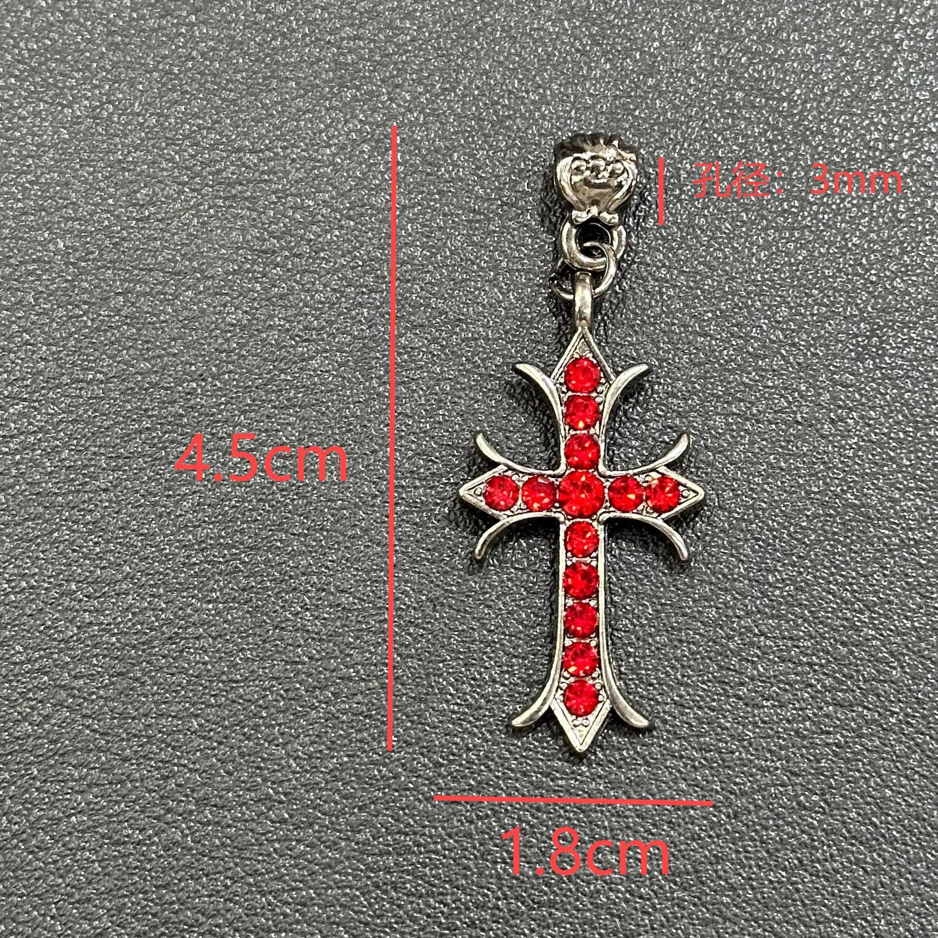 Wholesale   Zircon Cross Beaded Necklace