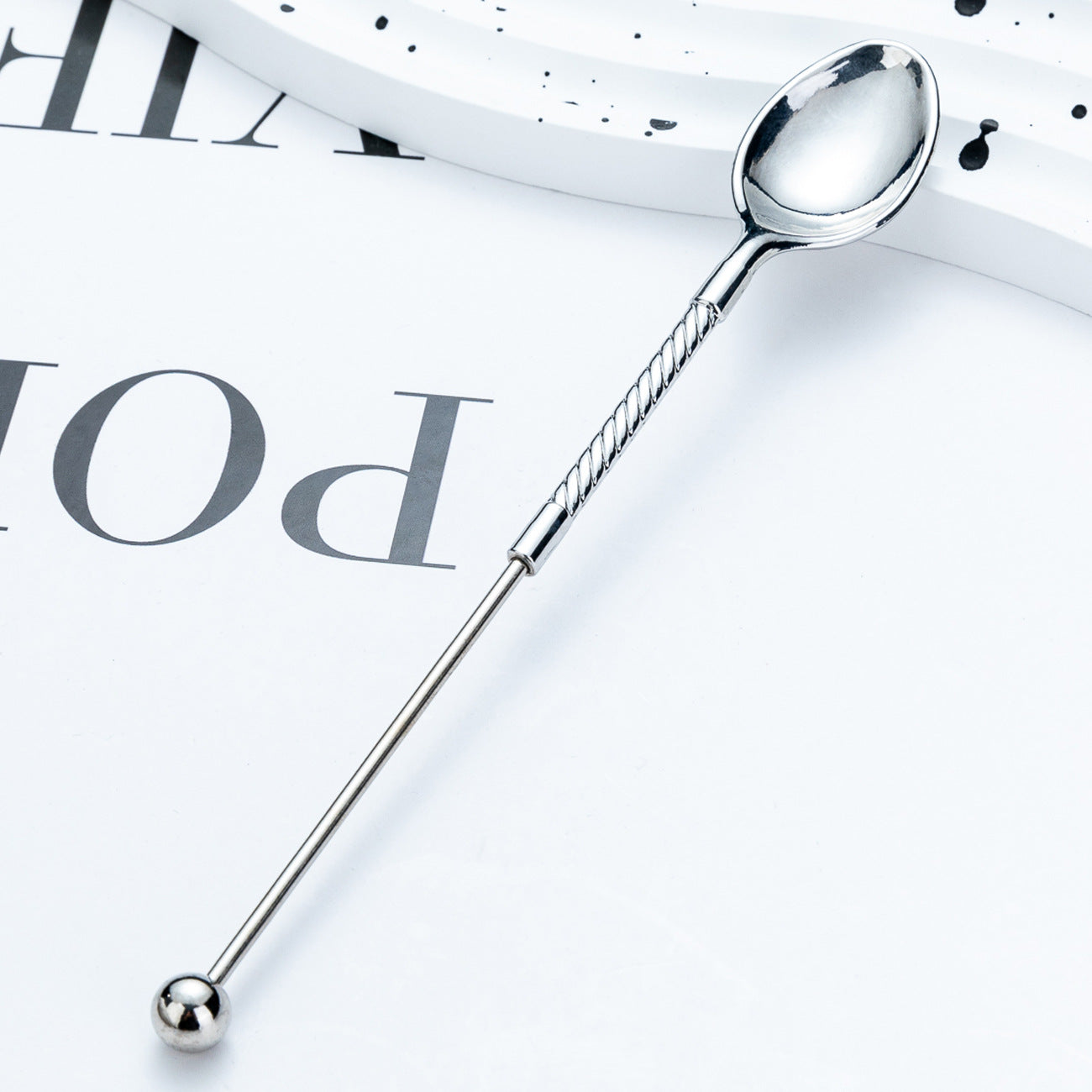 Wholesale DIY Beadable Spoon Coffee Spoon Long Handle Ladle